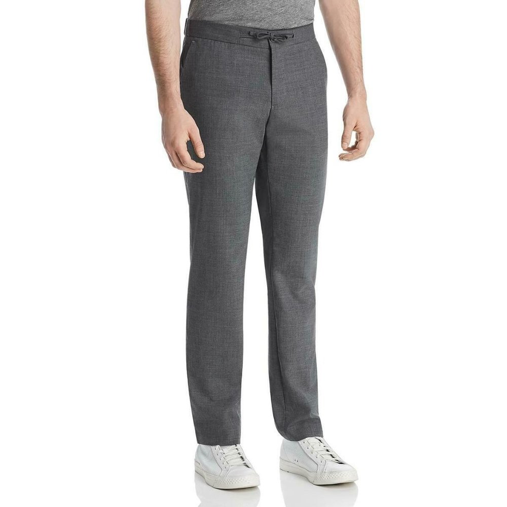 Dylan Gray Mens Wool Stretch Drawstring Pants